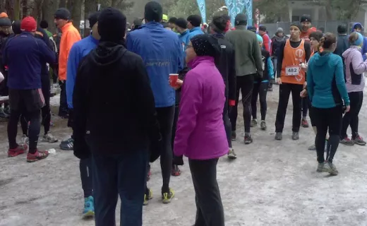 Biała Falenica. Zmrożona trasa sprzyjała rekordom - 14